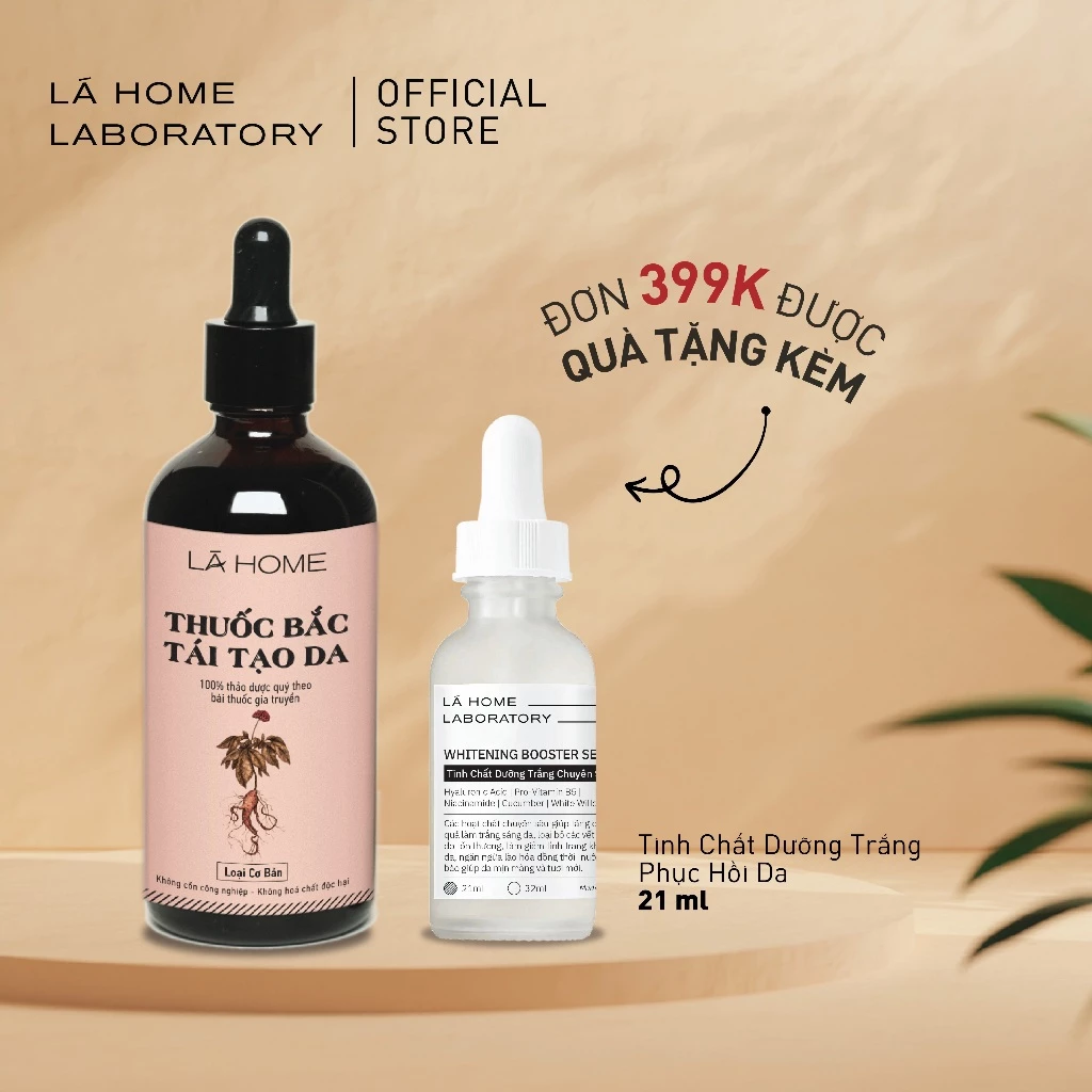 Thảo Dược Tái Tạo Da Lá Home 110ml - Thơm mùi sâm, Giá sỉ tại xưởng