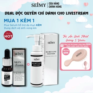 Combo Serum Giảm Mụn Và Dung Dịch Vệ Sinh Seimy