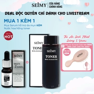 Combo Serum Giảm Mụn Và Nước Hoa Hồng Seimy