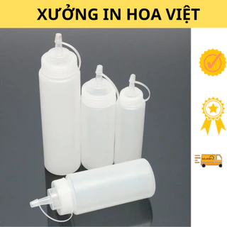 Chai nhựa đựng nước sốt tương ớt, chai lọ đựng sữa chua, sữa đặc