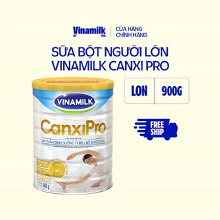 Sữa bột Vinamilk CanxiPro 900g (Hộp thiếc) - Sữa bổ sung Canxi cho người già cao tuổi, Tốt cho xương khớp