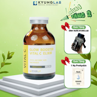 Serum vitamin C 10%, serum dưỡng trắng mờ thâm mụn KyungLab Vital C Glow Booster Elixir 30ml