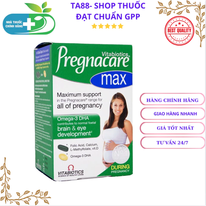 Vitamin tổng hợp Bà Bầu Pregnacare Max giúp bầu khỏe