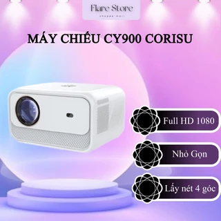 Máy Chiếu CY900 Corisu Siêu Nét Full HD 1080 Đa Chức Năng, Kết Nối Wifi, Lấy Nét 4 Góc, Tìm Kiếm Giọng Nói, Âm Thanh 3D