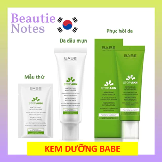 [GIAO HOẢ TỐC]Kem dưỡng BABÉ Stop AKN Mattifying Moisturiser kiềm dầu giảm mụn Phục Hồi Laboratorios