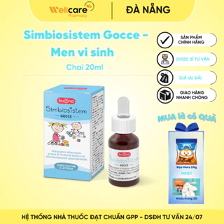 Buona Men vi sinh Simbiosistem Gocce - dạng nhỏ giọt lọ 10 ml đặc hiệu cho các rối loạn tiêu hóa ở trẻ em