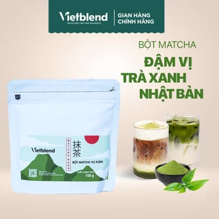 Bột matcha vụ xuân VIETBLEND túi 100g