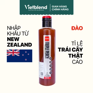 Syrup SHOTT vị Đào (Triple Peach) chai 1L