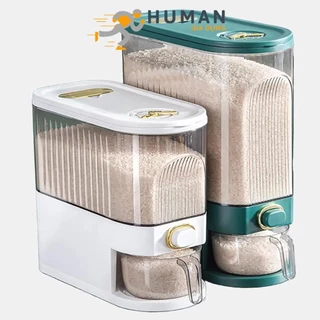 Thùng Đựng Gạo Thông Minh Trong Suốt 5-10kg Chống Côn Trùng Chống Ẩm Mốc