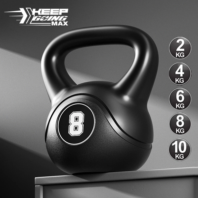 Tạ ấm 6kg tập gym tại nhà, Tạ bình vôi quai xách tập squat tay mông đùi