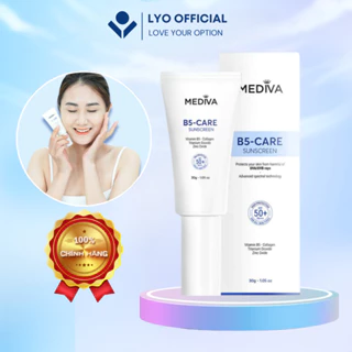 Kem chống nắng Mediva B5-Care SPF 50+ Quang phổ rộng ngừa UV, Nâng tone, Kiềm dầu, Kem chống nắng dưỡng da hàng ngày