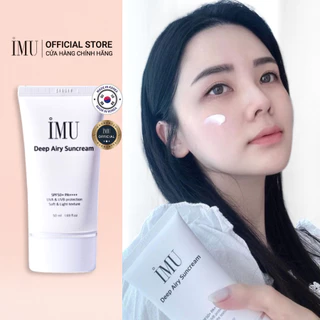 Kem chống nắng nâng tone iMU Deep Airy Suncream SPF50+ PA++++ 50ml