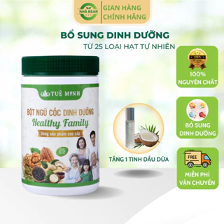 Bột Ngũ Cốc Dinh Dưỡng 25 Loại Hạt Tuệ Minh 500G, Ngũ Cốc Healthy Không Đường Tốt Cho Sức Khỏe - Shop Nhà Bear