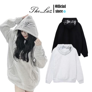 Áo Khoác Hoodie Stu mũ thêu 2 màu Hot trend vải Nỉ bông siêu dày