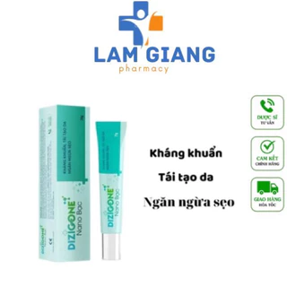 Dizigone nano bạc kháng khuẩn dưỡng ẩm chăm sóc vết thương mau lành ngăn ngừa sẹo