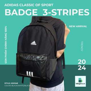 Ba Lô Adidas Classic Badge Of Sport 3-Stripes 27,5L, balo du lịch đi học thể thao unisex