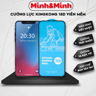 Kính Cường Lực iphone18D KTM,chống vỡ vền, full màn 6plus/7/8/7plus/8plus/x/xs/xsmax/11/12/13/14/pro/promax 15promax