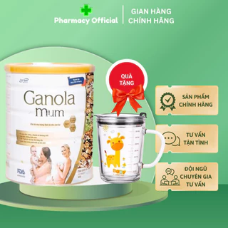 Sữa hạt bầu Ganola mum lon 650g - Dinh dưỡng vàng cho thai kì khoẻ mạnh