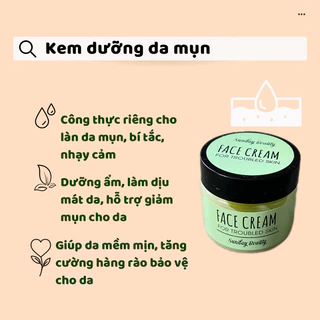 Kem dưỡng da mụn nhạy cảm handmade