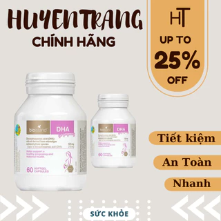 Viên vitamin bầu DHA Bioisland 60 viên phát triển trí não thai nhi