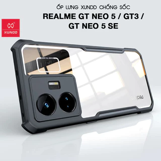 [Hỏa Tốc HCM] Ốp lưng XUNDD Realme GT Neo 5 / GT3 / GT Neo 5 SE - Chống shock, Mặt lưng sọc, Viền TPU