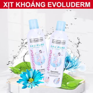 Xịt khoáng Evoluderm giúp dưỡng ẩm cấp nước và làm dịu làn da Atomiseur Eau Pure 150ml