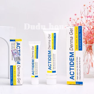 Gel Actidem Derma giảm mụn mờ thâm sạch sâu lỗ chân lông 18g