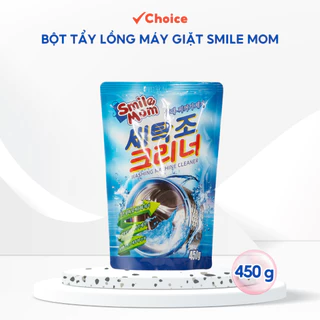 Bột tẩy lồng máy giặt Smile Mom 450g CH31 vệ sinh tiện dụng