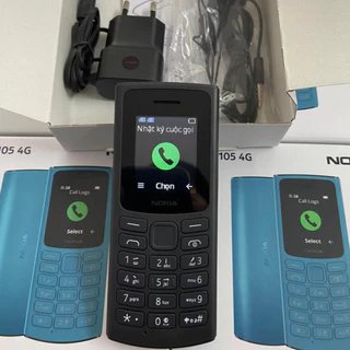 Điện thoại 2 Sim Nokia 105 4G Pro 2 Bền bỉ, hiển thị sắc nét -Mới FullBox - Bảo Hành 12 Tháng