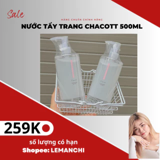 (C-TY) Nước tẩy trang Chacott For Professionals Nhật Bản 500ml