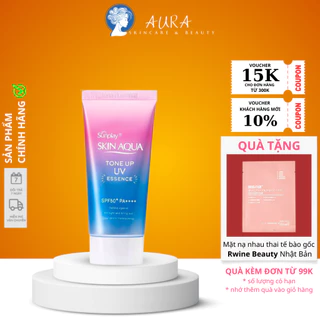 Kem Chống Nắng Sunplay Skin Aqua Hiệu Chỉnh Sắc Da Tone Up UV Essence SPF50+ PA++++ 50g