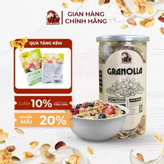 Granola siêu hạt DOHA FOOD - Ngũ cốc granola ít yến mạch sấy giòn - Ngũ cố hạt dinh dưỡng cho mẹ bầu, ăn kiêng giảm cân