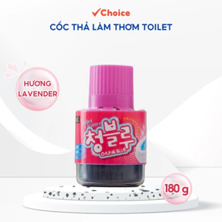 Chai thả bồn cầu toilet Joeunmiso CH33 180g xanh dương tím