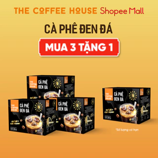 [Combo 3 Tặng 1] Hộp cà phê đen đá The Coffee House (Hộp 14 gói x 16 g)