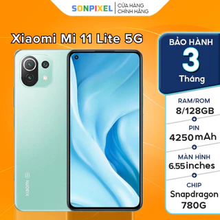 Điện Thoại Xiaomi Mi 11 Lite (5G) Likenew, Ram 8/ Rom 128GB, Chip Snapdragon 780G. SonPixel