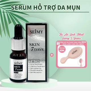 Serum giảm mụn thâm rỗ Seimy - Skin 7 Days - Công dụng 5 trong 1 hiệu quả sau 1 tuần