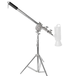 Tay Boom treo đèn INOX MF-01 dùng với các loại đèn Studio chuyên nghiệp (chịu lực 15-20kg)