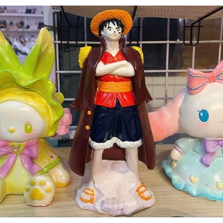 Tượng Thạch Cao Tô Màu Luffy Cao 22cm MS002