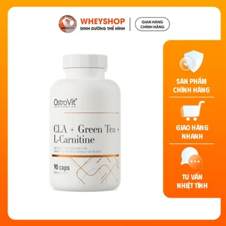 Viên uống hỗ trợ tăng cường trao đổi chất Ostrovit CLA + Greentea + L-Carnitine (90 viên) - WHEYSHOP VN
