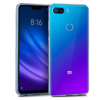 Ốp lưng dẻo đen vân da Auto Focus Xiaomi Mi 8 Lite/ Ốp dẻo trong suốt cho điện thoại Mi 8 Lite