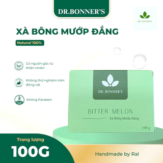 Xà Phòng Mướp Đắng Dr.Bonner's Handmade Giảm Mụn lưng, Ngực, Mông lành tính 100g