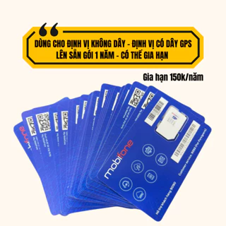 Sim mobifone 4G gói 1 năm, gắn thiết bị định vị GPS