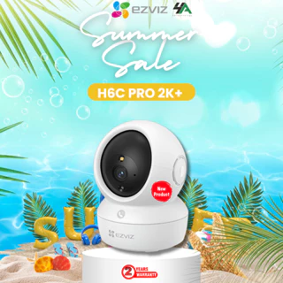 [Nhập ELEZ15 giảm 10%] Camera wifi EZVIZ H6C 4MP 2MP 2K, xoay 360 độ, đàm thoại 2 chiều (chính hãng)