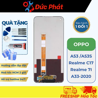 Màn Hình OPPO A53 /A53S / Realme C17 / Realme 7I / A33-2020 ZIN NEW (Tặng keo dán, bộ sửa)