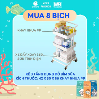 Combo 8 Bịch Tã Bỉm Quần ENBLANC Hàn Quốc Cho Bé Trai/Gái Size L26,XL22,XXL18 Chống Tràn, Thấm Hút Nhanh