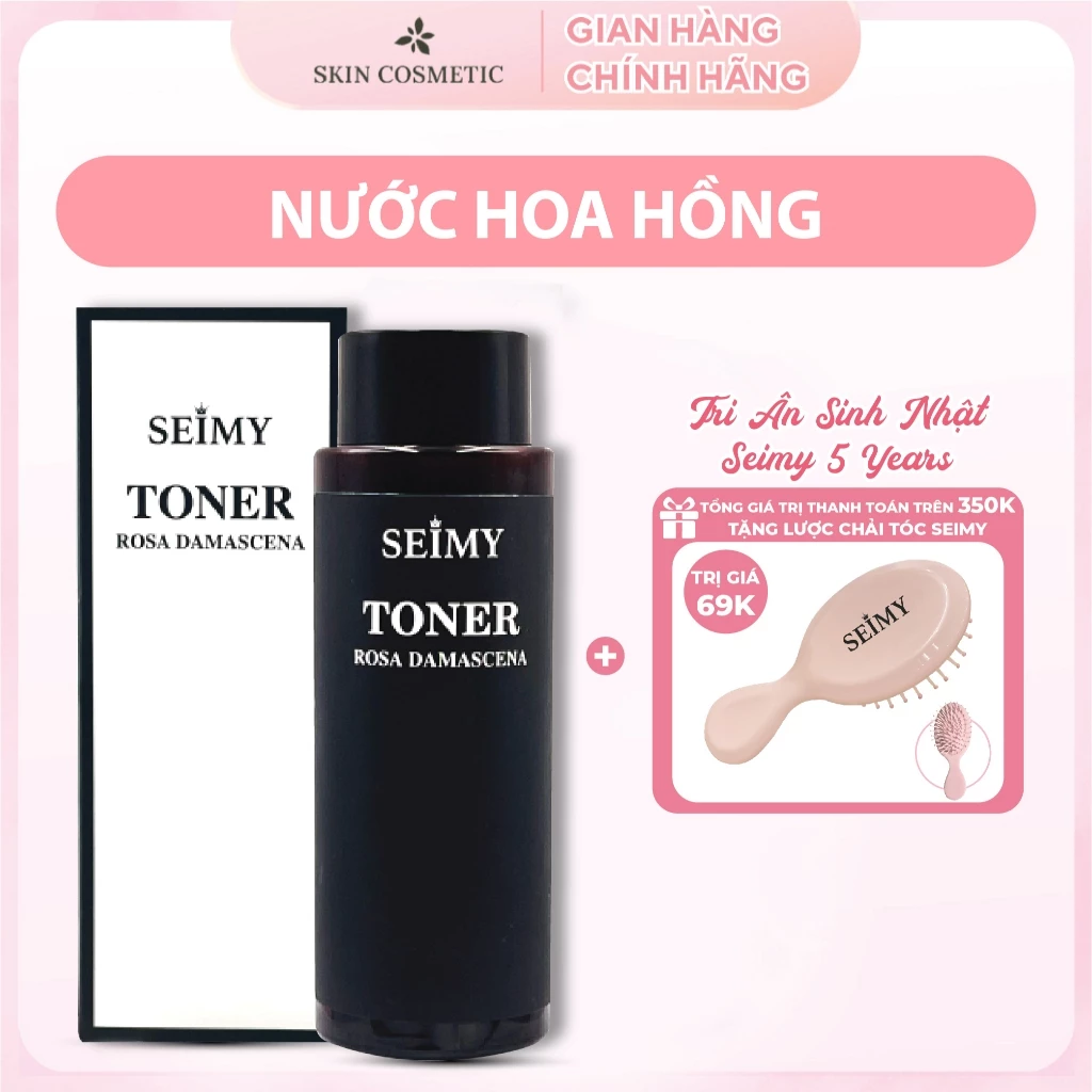 Nước hoa hồng toner SEIMY giúp căng bóng, mềm mịn cho da