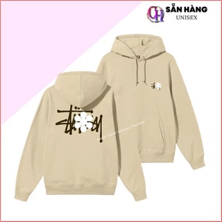 Áo HOODIE Stu logo hồng chất liệu nỉ bông cao cấp,Áo sweater nam nữ thu đông - Khóa Có Nón Chui Đầu Dài Tay CHP