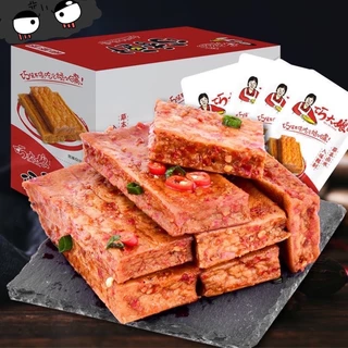 HỘP 10 GÓI ĐẬU PHỤ SỐT CAY TỨ XUYÊN THANH DÀI (gói 22gr) | Tiệm Ăn Vặt Nhà Gà