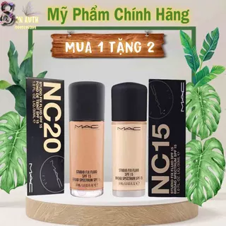 [Full 30ml] Kem Nền Lâu Trôi 24h MAC Studio Fix Fluid SPF 15 Foundation M·A·C 30ml