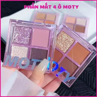 Phấn Mắt 4 Ô MOTY Ngọc Trai Mịn Long Lanh